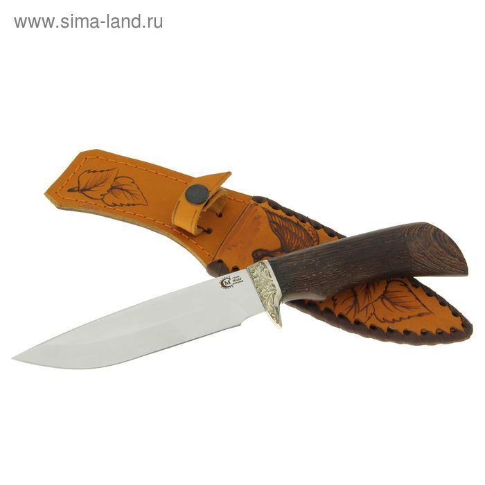 Нож нескладной "Лазутчик", кованная сталь 95х18, рукоять-венге, литье - Фото 1