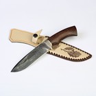 Нож нескладной "Скиф", кованная сталь 95х18, рукоять-венге, литье, гравировка - Фото 7