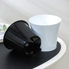 Кашпо для цветов со вставкой Santino «Арте», 600 мл, пластик, белое - Фото 4