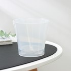 Кашпо для цветов со вставкой Santino «Арте», 600 мл, пластик, прозрачное - Фото 1