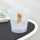 Кашпо для цветов со вставкой Santino «Арте», 600 мл, пластик, прозрачное - Фото 4