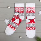 Носки женские "Мишка" 23-25 см, 80% хл.,17% п/э, 3% эл. - Фото 3