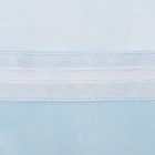 Штора вуаль с тиснением МИКС, ширина 150 см, высота 260 см, цвет голубой - Фото 3