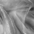 Штора Органза с тиснением, ширина 150 см, высота 260 см, цвет серый - Фото 2