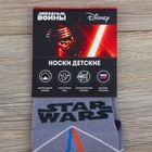 Носки детские "Звёздные войны", серый, 18-20 см, 7-9 лет, 80% хлопок, 17% полиамид, 3% эластан - Фото 5