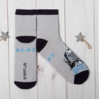 Носки детские "R-2", Звёздные войны, 18-20 см, 7-9 лет, 80% хлопок, 17% полиамид, 3% эластан - Фото 2