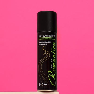 Лак для волос «Романтика» сильной фиксации, 140 мл