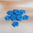 Пуговица детская, 2 прокола "Цветочек", цвет неман - Фото 2