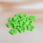 Пуговица детская, 2 прокола "Цветочек", цвет неон - Фото 2