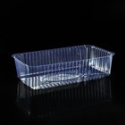 Контейнер одноразовый, 22×13×5,7 см, цвет прозрачный - Фото 1