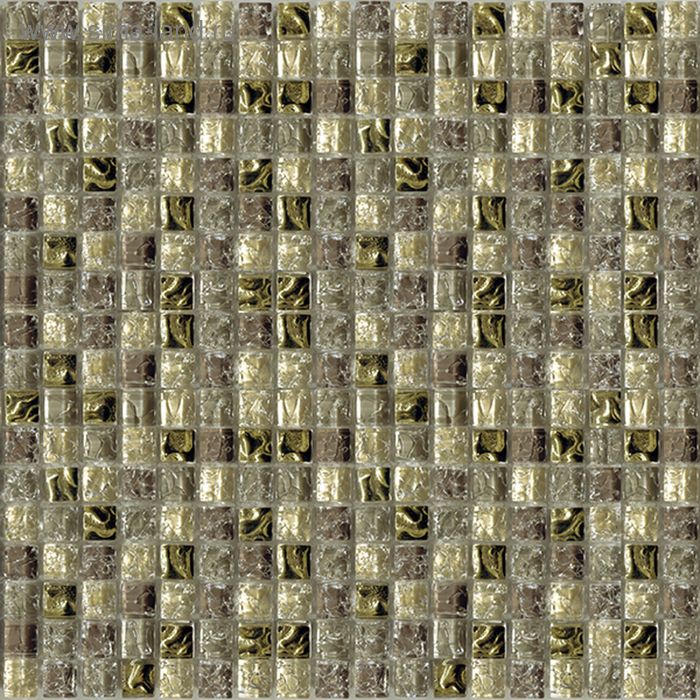 Mозаика стеклянная Elada Mosaic HK-25,серо-розовая,327х327х8 мм - Фото 1