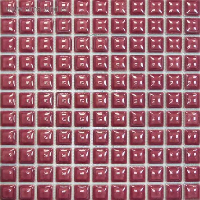 Mозаика керамическая Elada Mosaic 25TG-11, коралловая, 300х300х9 мм - Фото 1