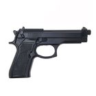 Пистолет тренировочный Beretta 92, резиновый - Фото 2