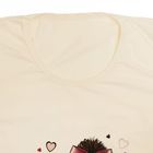 Пижама женская (футболка, шорты) "Улыбка", размер 44, цвет бордовый - Фото 2
