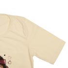 Пижама женская (футболка, шорты) "Улыбка", размер 44, цвет бордовый - Фото 3