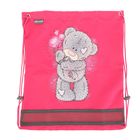 Рюкзак каркасный Hummingbird TK 37 х 32 х 18 см, мешок, для девочки, «Мишка», серый/розовый - Фото 9