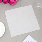 Салфетки бумажные, 24×24 см, 100 шт., белые - Фото 3