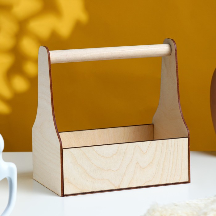 Подарочный ящик «Стелла», 20×12.5×20 см, деревянный, с ручкой