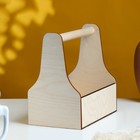 Подарочный ящик «Стелла», 20×12.5×20 см, деревянный, с ручкой - Фото 2