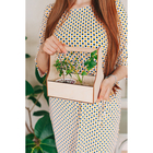 Подарочный ящик «Стелла», 20×12.5×20 см, деревянный, с ручкой - Фото 4