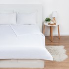 Пододеяльник 1.5-спальный, 143×214 см, белый, бязь - Фото 1