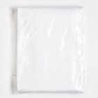 Пододеяльник 1.5-спальный, 143×214 см, белый, бязь - Фото 4