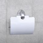 Держатель для туалетной бумаги с крышкой Accoona A11105, хром - Фото 7