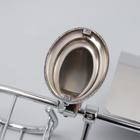 Держатель для туалетной бумаги Accoona, отсек под освежитель воздуха, хром - Фото 4