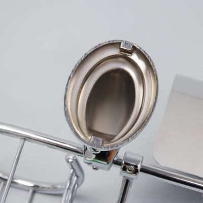 Держатель для туалетной бумаги Accoona, отсек под освежитель воздуха, хром