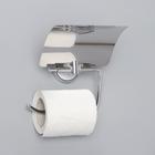 Держатель для туалетной бумаги с крышкой, Accoona A11205, цвет хром - Фото 4