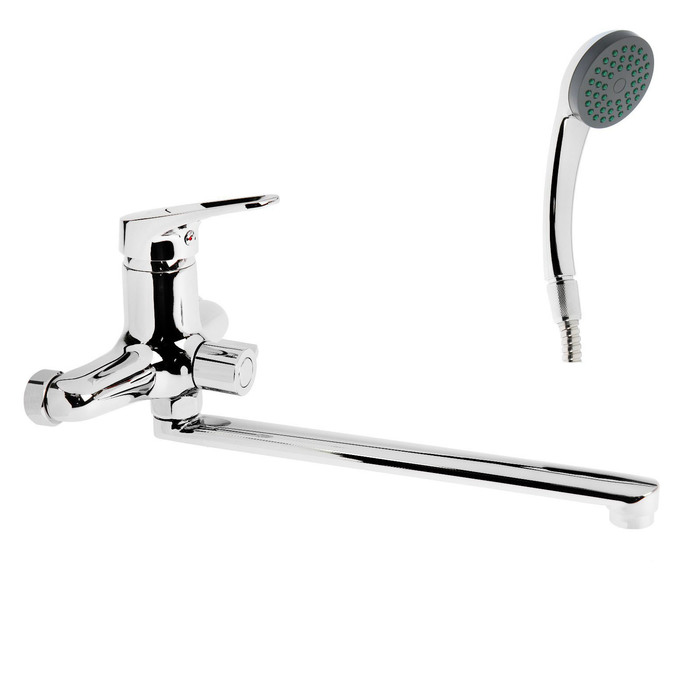 Смеситель для ванны Accoona А87150, однорычажный, хром - Фото 1