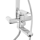 Штанга со смесителем Accoona А8394, однорычажная, с тропическим душем, хром - Фото 4