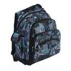 Рюкзак школьный на молнии "Звёзды", 2 отдела, 3 наружных и 2 боковых кармана, чёрный - Фото 2
