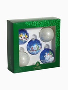 Набор новогодних шаров «Стужа», 5 шт., d=6 см, МИКС 1485923