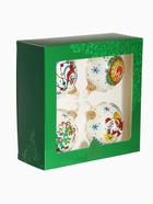 Ёлочные шары «Мороз», новогодние, набор 4 шт., d=7.5 см 1485925