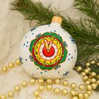 Ёлочные шары «Мороз», новогодние, набор 4 шт., d=7.5 см - Фото 6