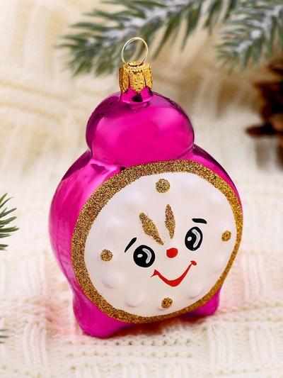 Ёлочный шар «Будильник» d=6 см, МИКС