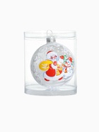 Ёлочный шар «Ветерок», новогодний, d=6 см, белый - Фото 6