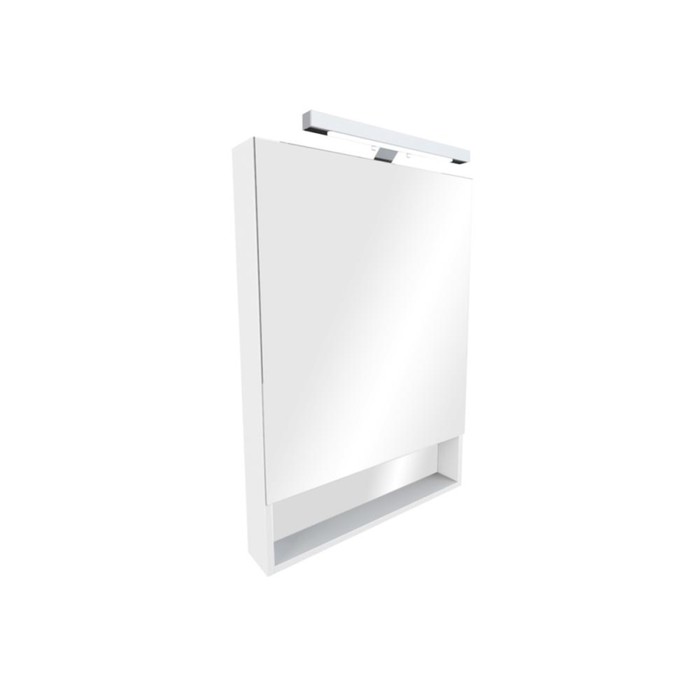 Зеркальный шкаф Roca The Gap, цвет белый, ширина 70 см - Фото 1