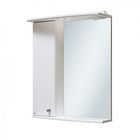 Зеркало-шкаф навесной Ирис 55, левый, белый, Руно 449569 - Фото 1