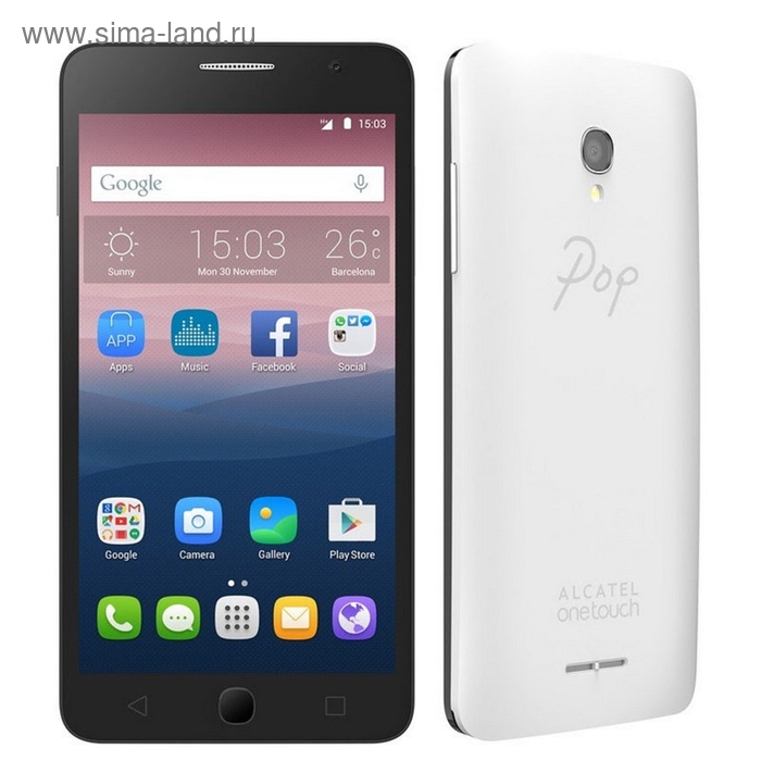 Смартфон Alcatel OTPop Star 4 G 5070 D soft slate - Фото 1