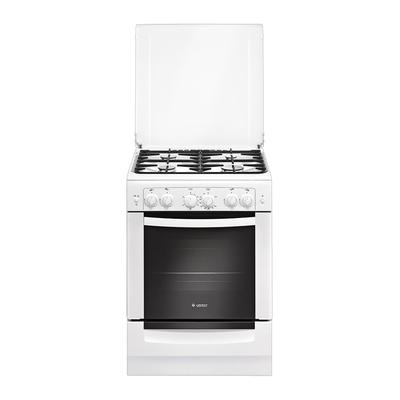 Плита Gefest ПГ 6100-02, газовая, 4 конфорки, 52 л, газовая духовка, белая