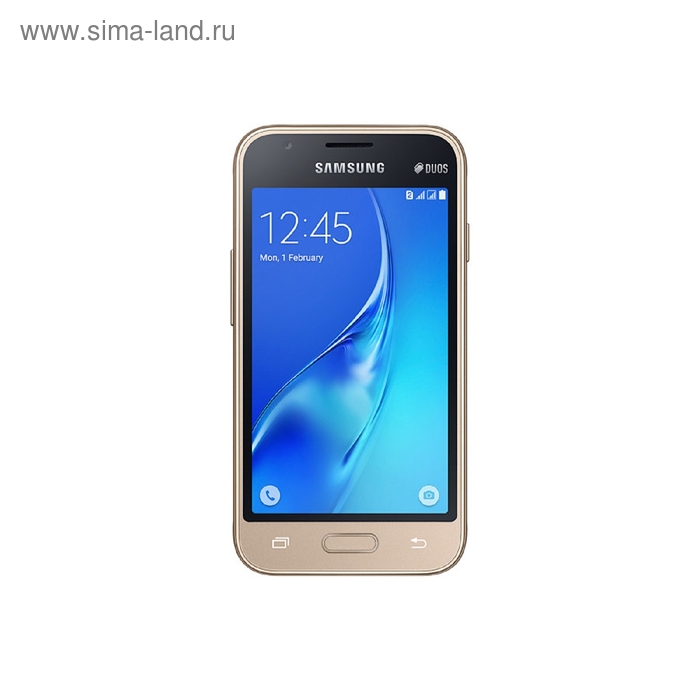 Смартфон Samsung Galaxy J1 mini SM-J105H gold - Фото 1