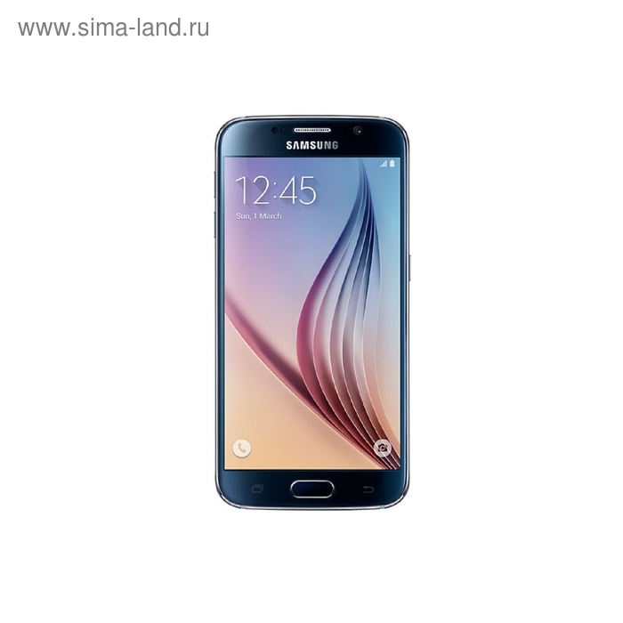 Смартфон Samsung Galaxy S6 Duos 64Gb SM-G920FD black (SM-G920FZKVSER) - Фото 1