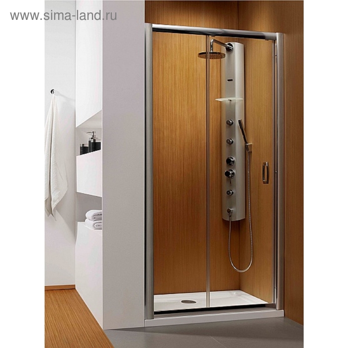 Душевая дверь Radaway Premium Plus DWJ 1400*1900 хром/коричневое 33323-01-08N - Фото 1