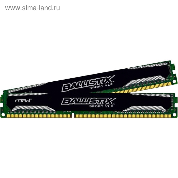 Память DDR3 2x8Gb 1600MHz Crucial BLT2CP8G3D1608DT2TXOBCEU RTL PC3-12800 CL8 DIMM 240-pin - Фото 1