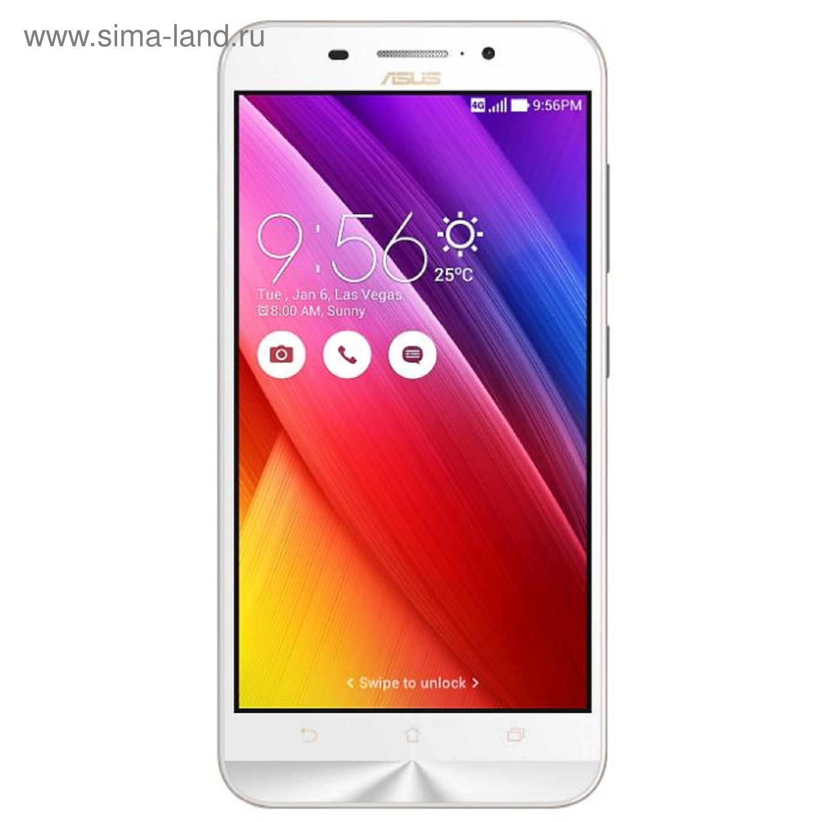 Смартфон Asus ZenFone Max ZC550KL 16Gb белый (1498880) - Купить по цене от  14 685.00 руб. | Интернет магазин SIMA-LAND.RU