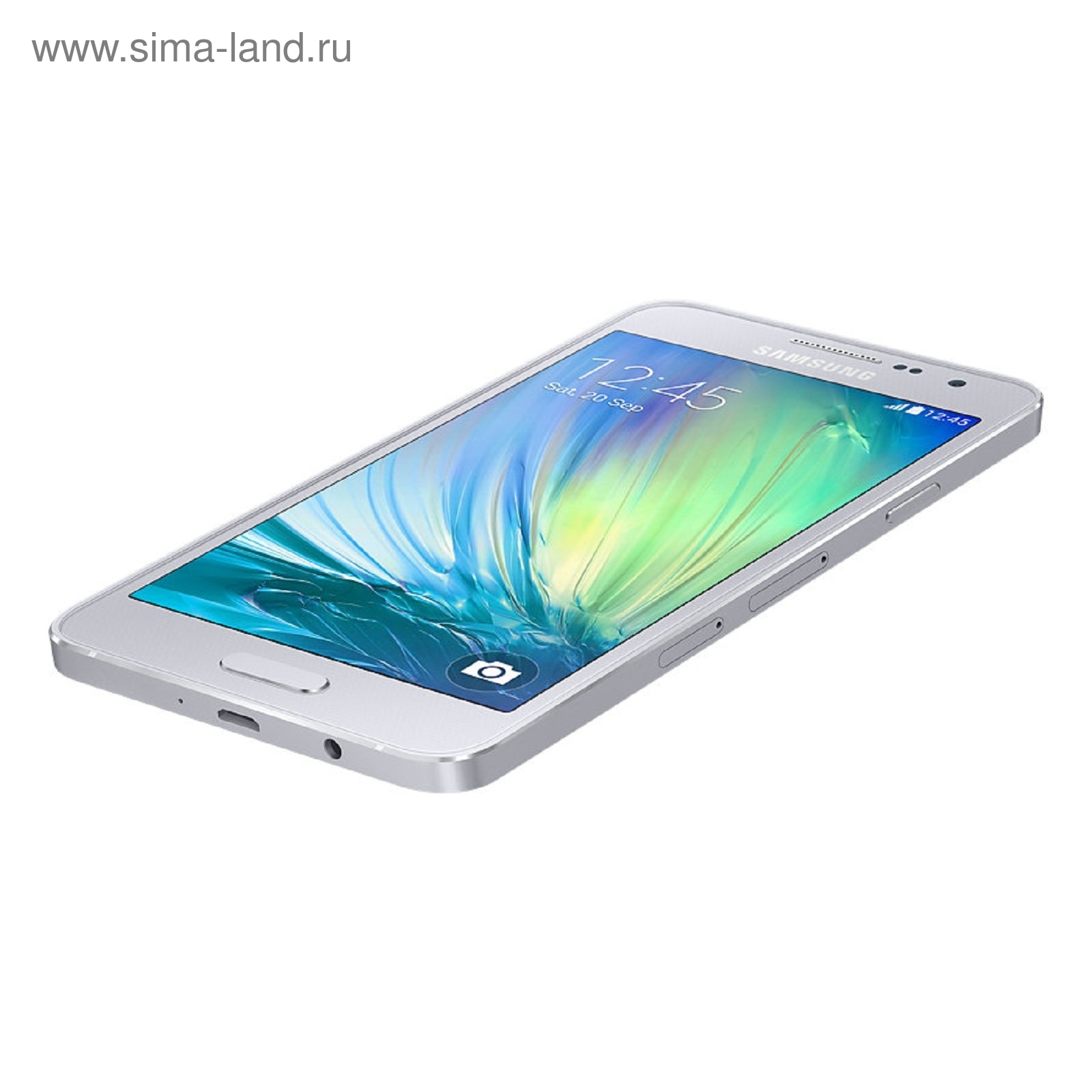 Смартфон Samsung Galaxy A3 SM-A300F 16Гб, серебристый (1498917) - Купить по  цене от 14 490.00 руб. | Интернет магазин SIMA-LAND.RU