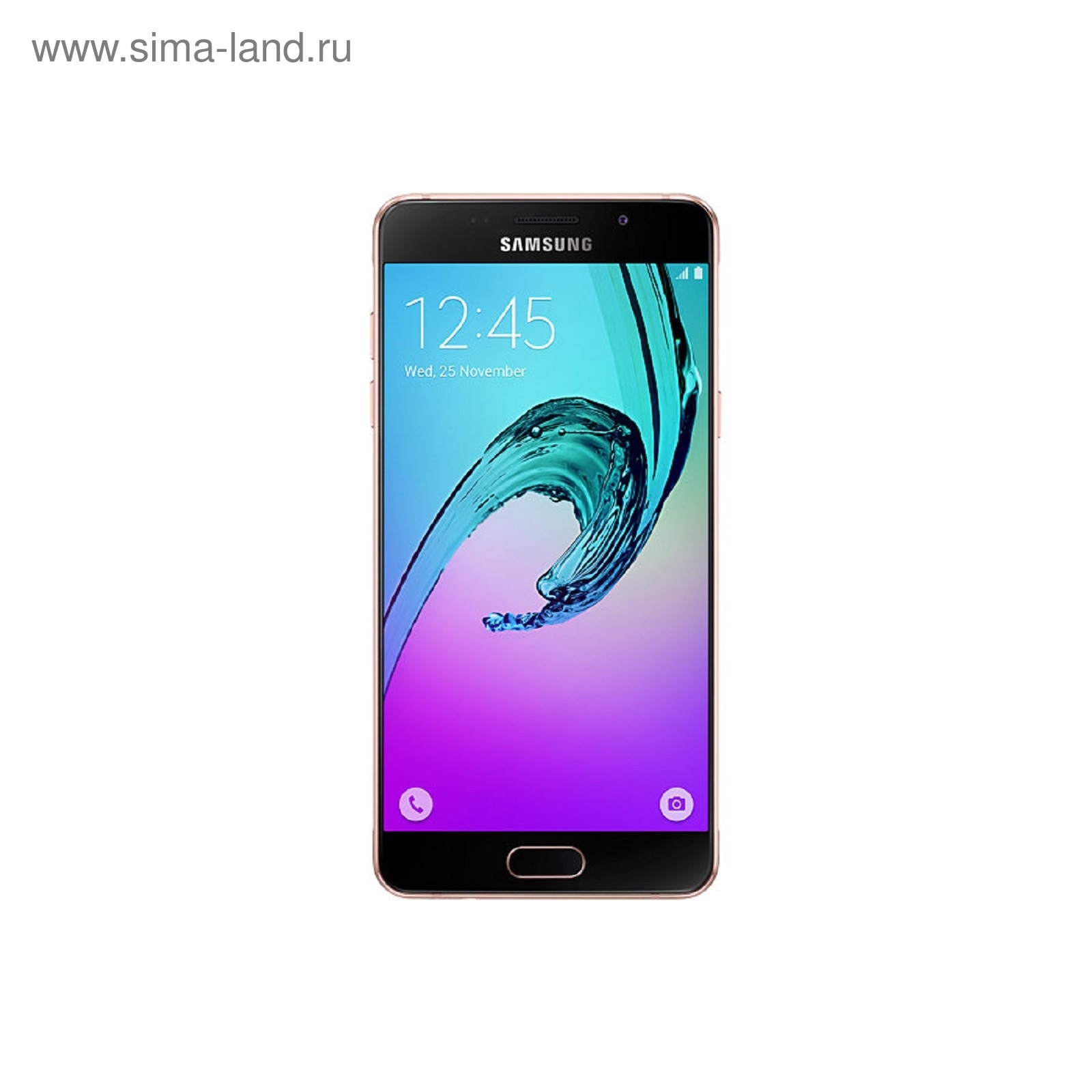 Смартфон Samsung Galaxy A5 (2016) SM-A510F 16Gb розовый (1498918) - Купить  по цене от 19 737.10 руб. | Интернет магазин SIMA-LAND.RU