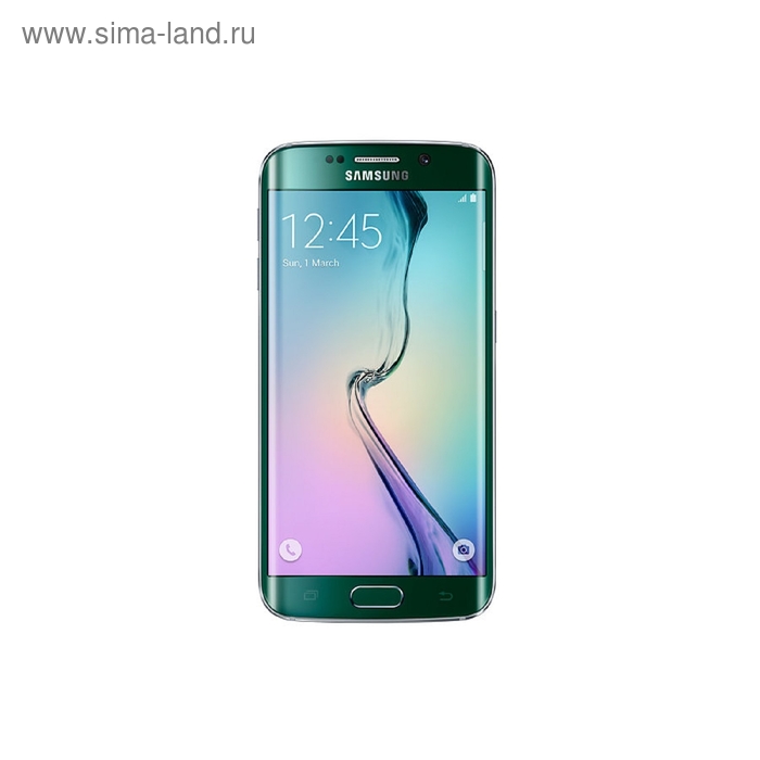 Смартфон Samsung Galaxy S6 Edge SM-G925F 64Gb зеленый - Фото 1